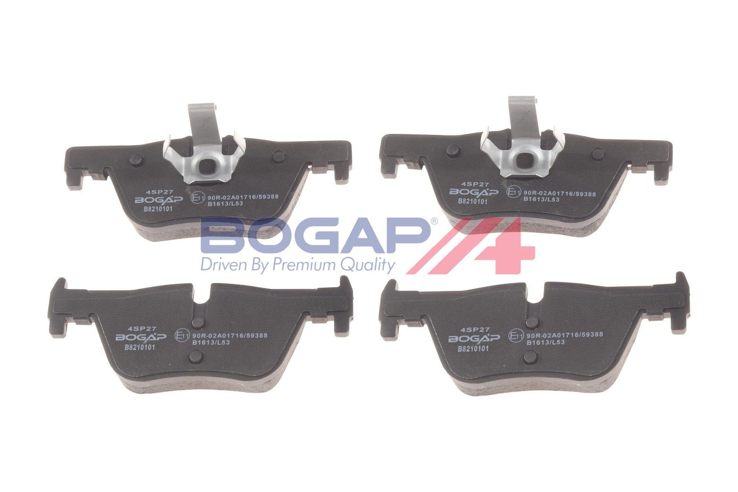 BOGAP B8210101 Brake Pad Set, Disc Brake