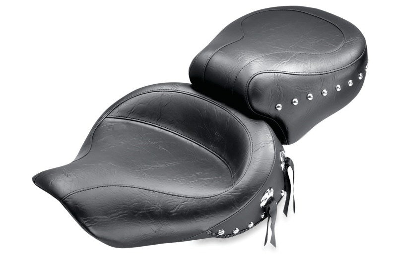 Mustang Motorcycle Mustang 91-05 Harley Dyna Wide Touring 1PC Seat - Black