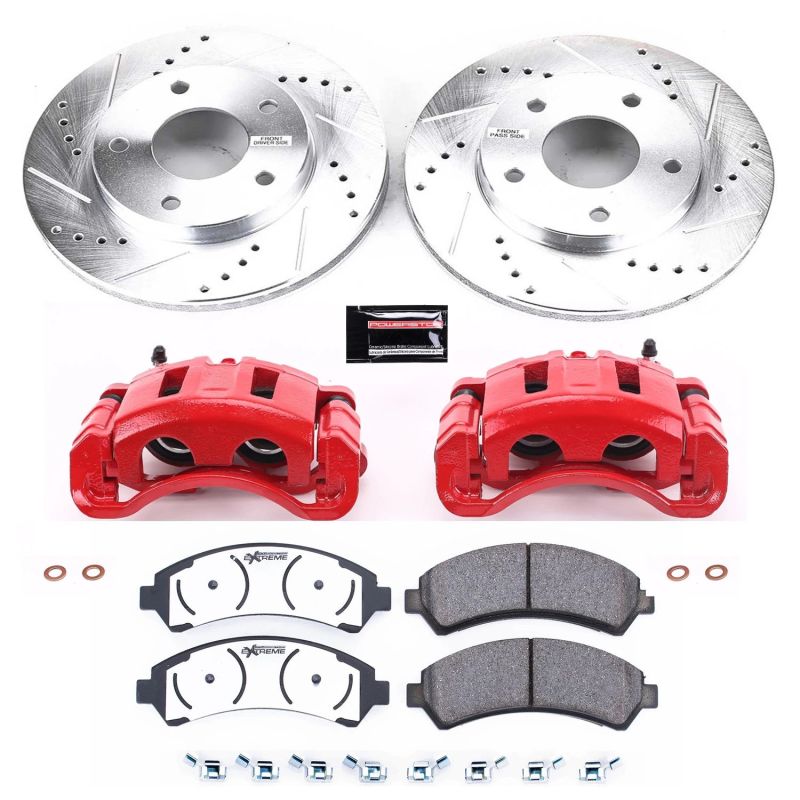 PowerStop Power Stop 97-05 Chevrolet Blazer Front Z36 Truck & Tow Brake Kit w/Calipers