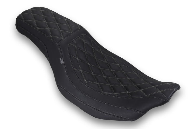 Mustang Motorcycle Mustang 23-25 HD Dble Diamond Low Squareback CVO Road Glide (ST), Rd Glide and Str Glide Black/GM