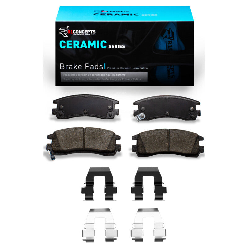 R1 Concepts R1 1991-2005 Buick LeSabre Rear R1 Ceramic Pads & Hardware Kit