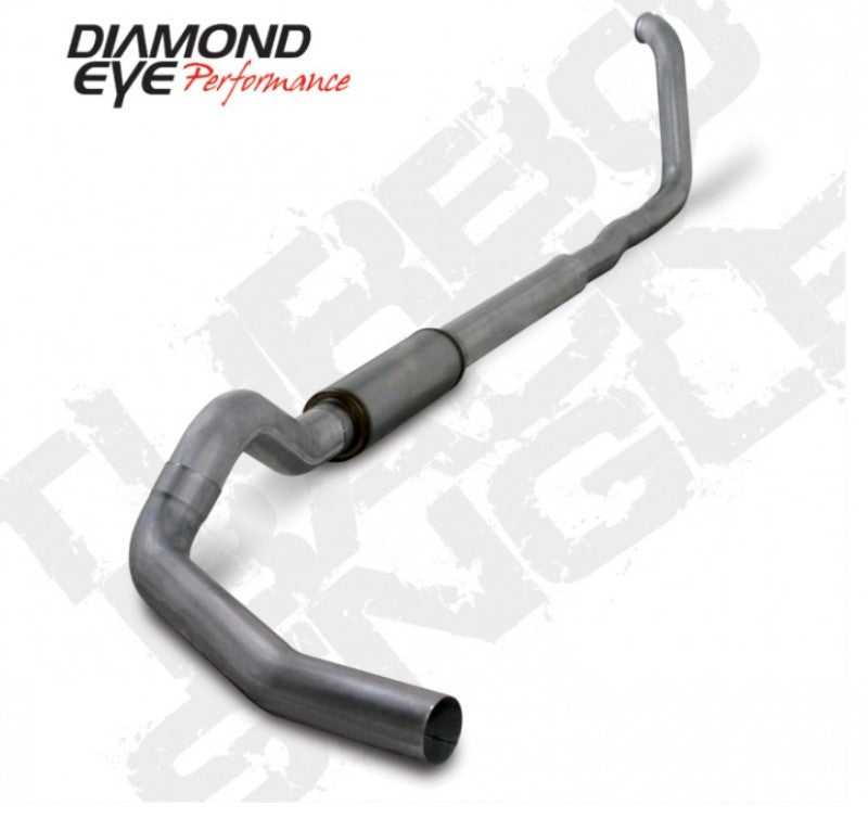Diamond Eye Performance Diamond Eye KIT 5in Turbo Back SGL SS: 00-03 FORD 7.3L F250/F350