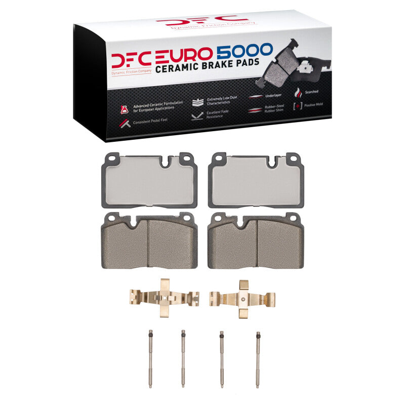 DFC 13-20 Audi Q5 (USA/Canada) Except Hybrid Front Euro 5000 Ceramic Brake Pads and Hardware Kit