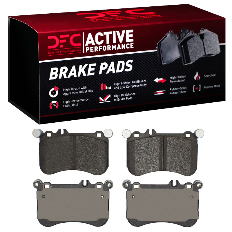 DFC 10-20 Mercedes-Benz E550 Front Active Performance Pads - Low Metallic