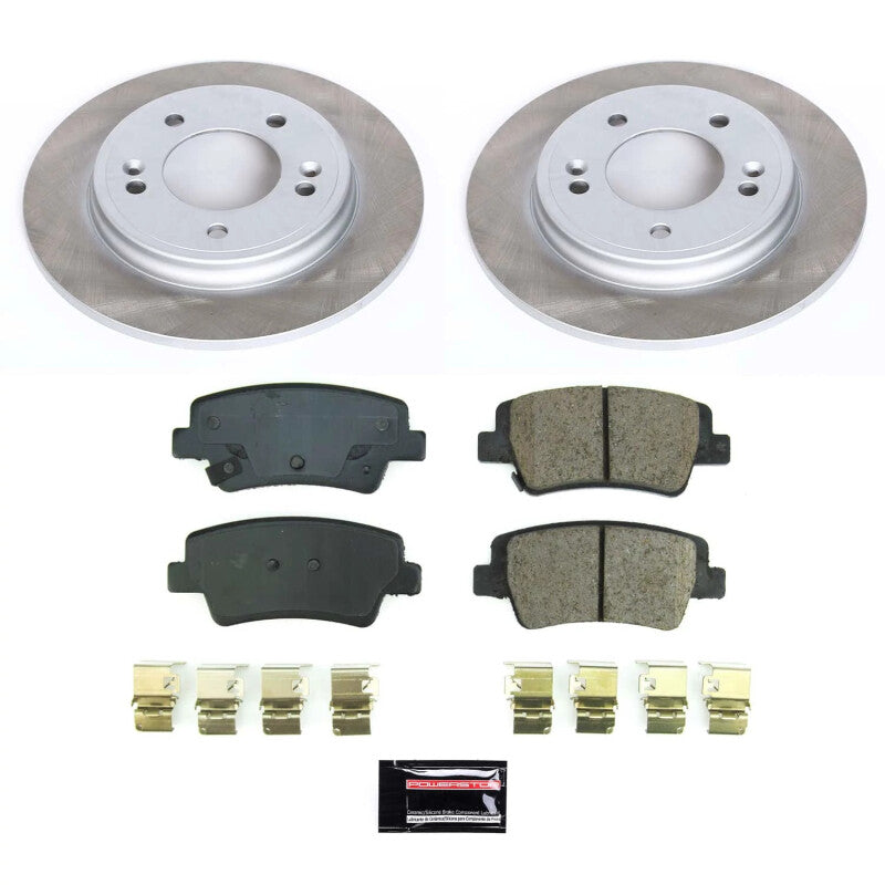 PowerStop Power Stop 21-23 Hyundai Elantra Rear Semi-Coated Rotor Kit