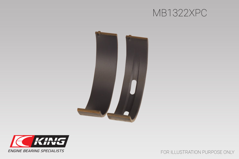 King Engine Bearings King VW V8/V10 R8/RS6/Huracan (Size 0.25) pMaxKote Coated Main Bearing Set - Size +0.25mm