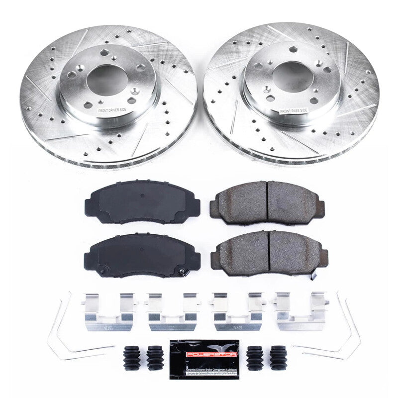 PowerStop Power Stop 06-11 Honda Civic Front Z23 Evolution Brake Kit