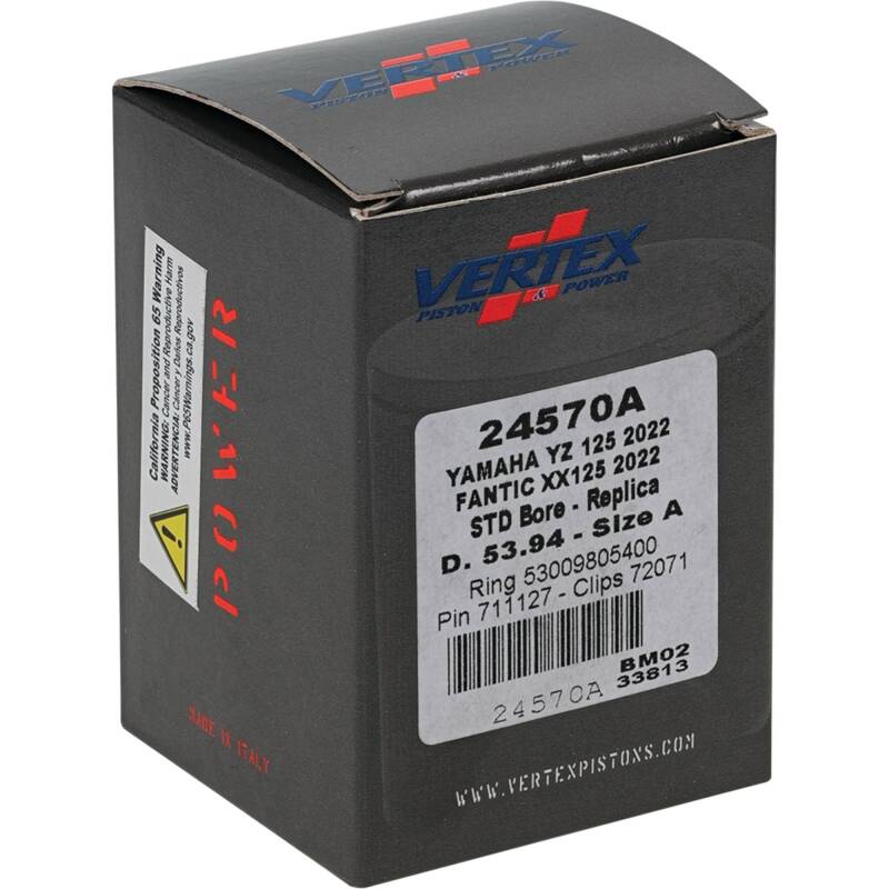 Vertex Pistons Vertex Piston 2023 Fantic Motor XE 125 125cc Cast Replica Piston Kit