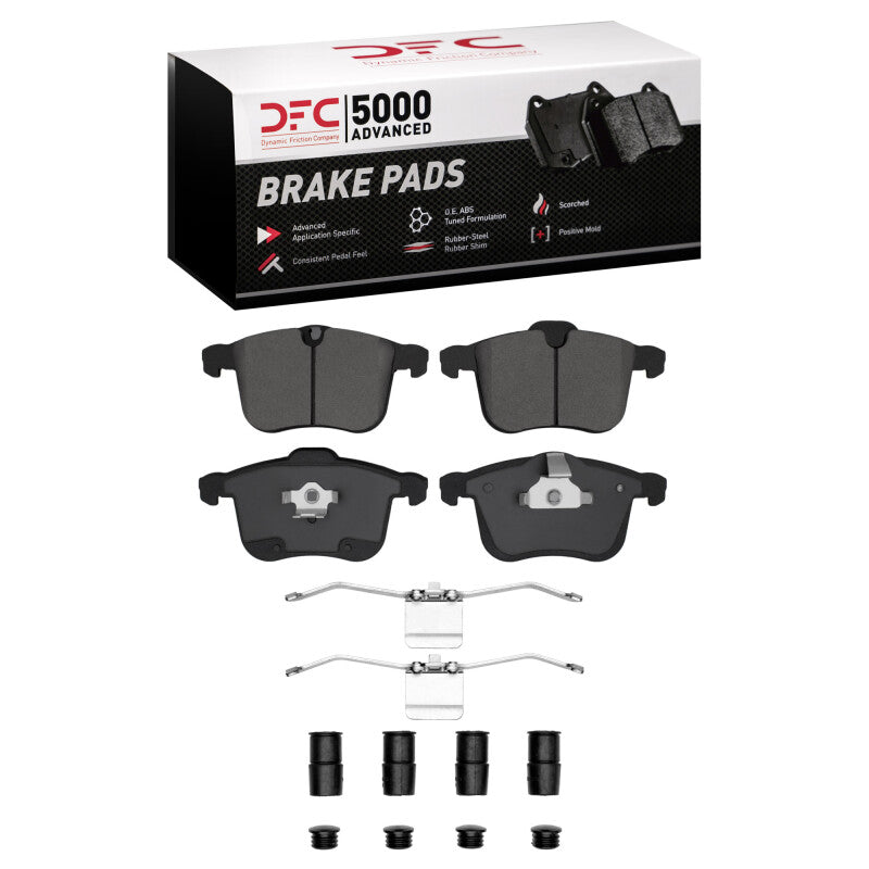 DFC 03-11 Cadillac BLS (Mexico) Front 5000 Advanced Ceramic Brake Pads and Hardware Kit