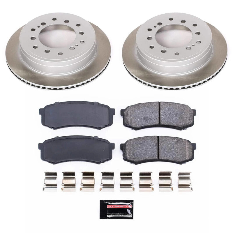 PowerStop Power Stop 10-14 Toyota FJ Cruiser Rear Semi-Coated Rotor Kit