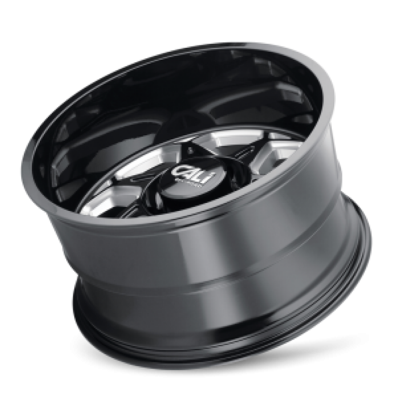 Cali Off-Road 9111 Sevenfold 20x12 / 6x139.7 BP / -51mm Offset / 106mm Hub Gloss Black Milled Wheel
