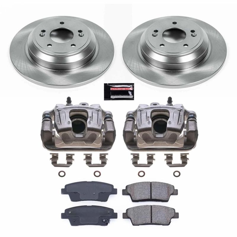 PowerStop Power Stop 17-18 Genesis G80 Rear Autospecialty Brake Kit w/Calipers