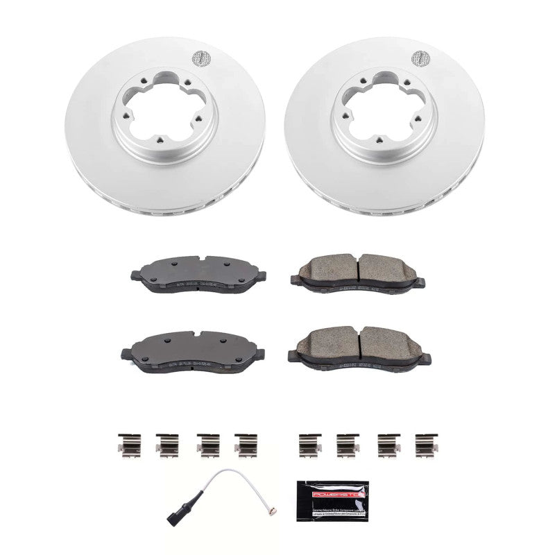 PowerStop Power Stop 20-22 Ford Transit-350 HD Front Z17 Coated Brake Kit