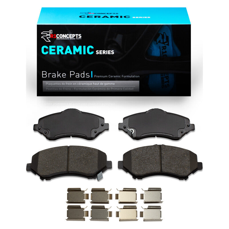R1 Concepts R1 2007-2018 Chrysler Town & Country Front R1 Ceramic Pads & Hardware Kit