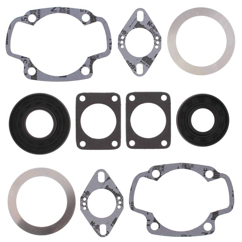 Vertex Pistons Vertex Gaskets 1975 Arctic Cat El Tigre 250 Z (Kawasaki) FA/2 Complete Gasket Kit w/ Oil Seals