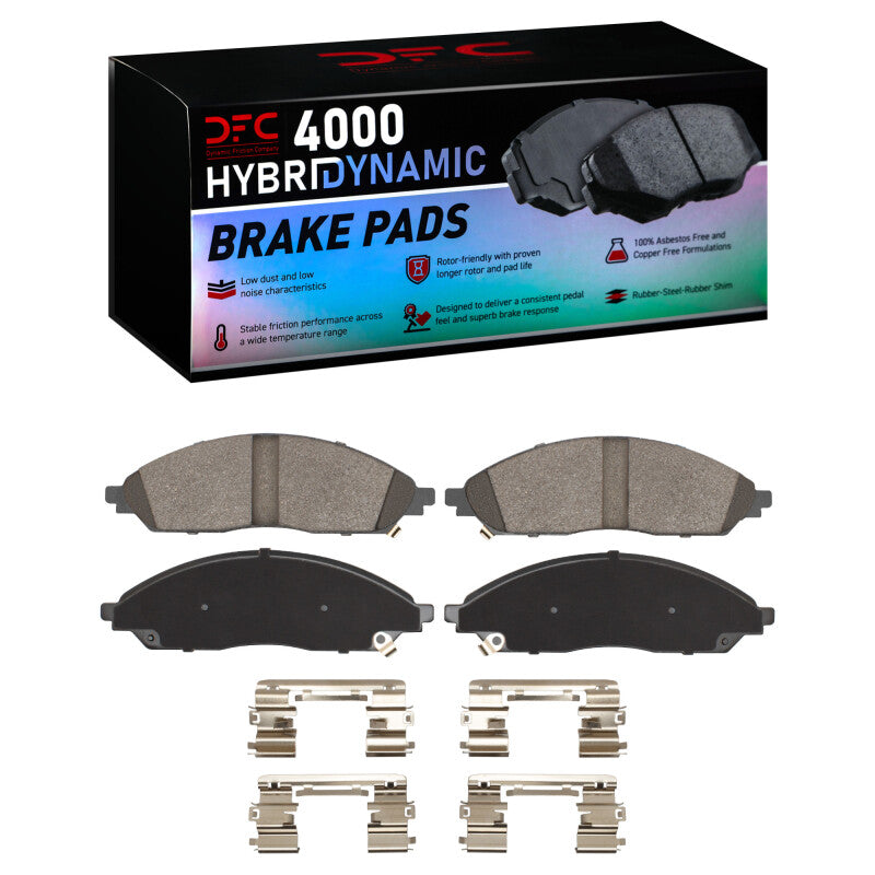 DFC 20-25 Chrysler Pacifica Front 4000 HybriDynamic Brake Pads and Hardware Kit