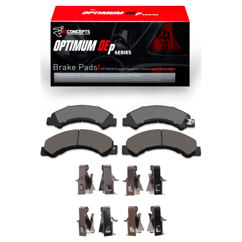 R1 Concepts R1 2012-2020 Hino 155 Fr and Rr R1 Optimum OE Pads & Hardware Kit