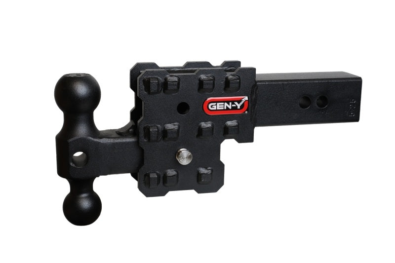 GEN-Y Hitch Gen-Y Phantom-X 2in Solid Shank 2.5in Drop 1K TW 10K Hitch w/GH-031 (No Flat Towing)