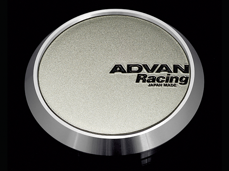 Advan 73mm Full Flat Center Cap - Racing Sand Metallic