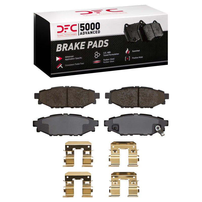 DFC 12-21 Subaru WRX Rear 5000 Advanced Ceramic Brake Pads and Hardware Kit