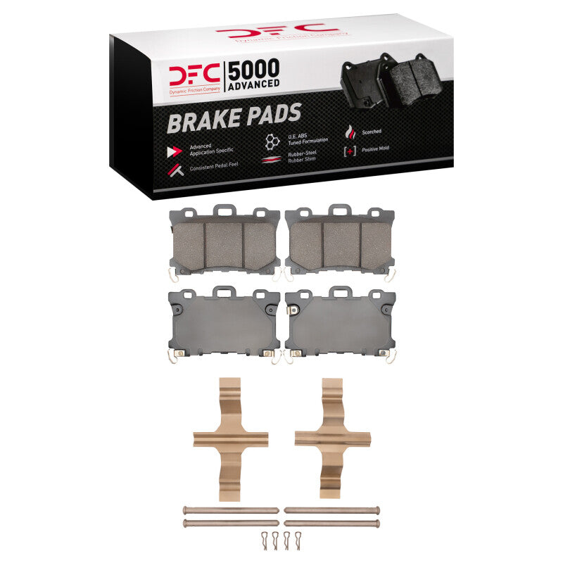 DFC 24-25 Nissan Z Front 5000 Advanced Low Metallic Brake Pads and Hardware Kit