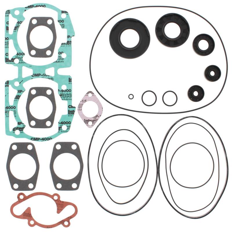 Vertex Pistons Vertex Gaskets 1991 Ski-Doo Formula MX/XTC/XTCR Complete Gasket Kit w/ Oil Seals