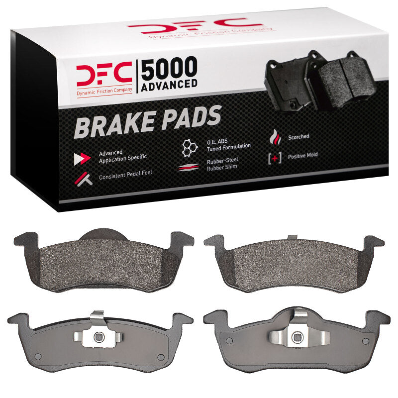 DFC 07-16 Ford Expedition Rear 5000 Advanced Semi Metallic Brake Pads