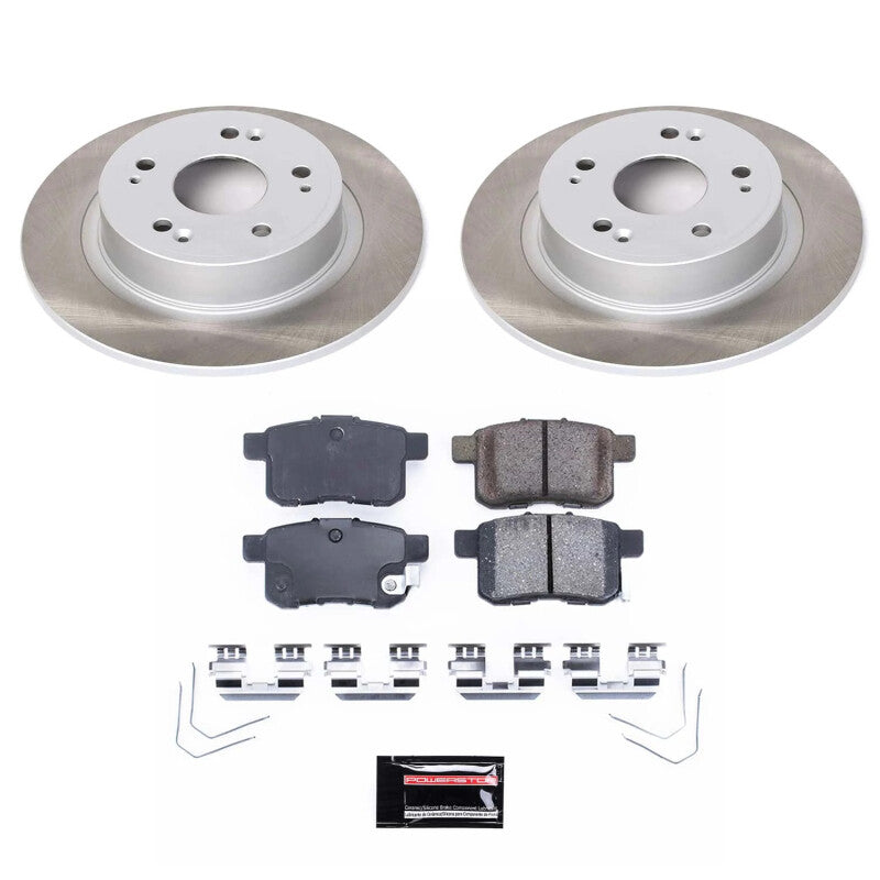 PowerStop Power Stop 11-17 Honda Accord Rear Semi-Coated Rotor Kit