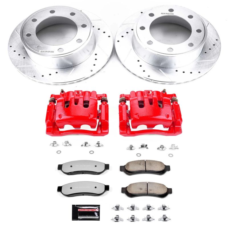 PowerStop Power Stop 07-10 Ford F-350 Super Duty Rear Z36 Truck&Tow Kit w/Cals