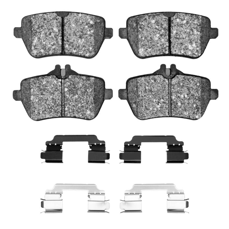 R1 Concepts R1 13-21 Mercedes-Benz S550E Rear Semi Met Pads & Hardware Kit