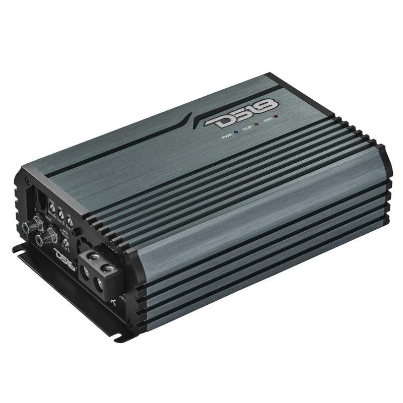 DS18 1-Channel Amp Class D Full-Range Monoblock 2500 Watts RMS/1ohm Titanium