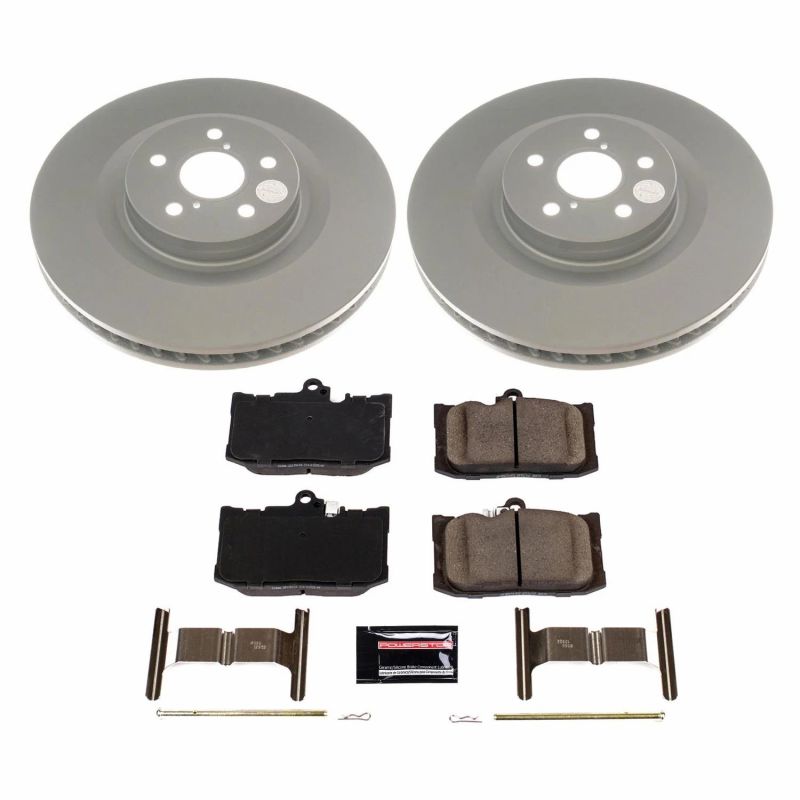 PowerStop Power Stop 13-19 Lexus GS350 Front Z17 Evolution Geomet Coated Brake Kit