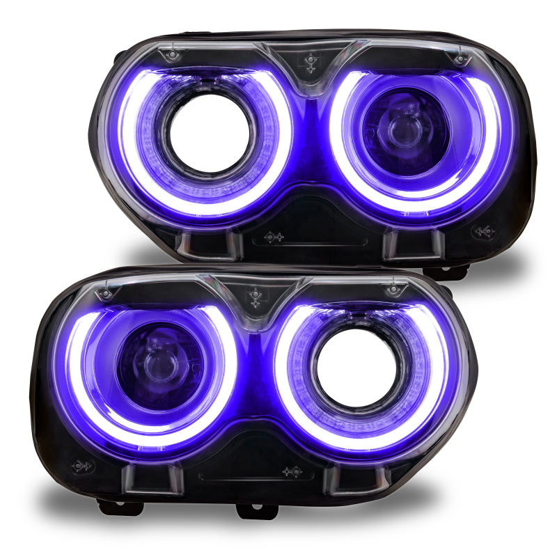 ORACLE Lighting Oracle 15-21 Dodge Challenger RGB+W Headlight DRL Upgrade Kit - ColorSHIFT+W