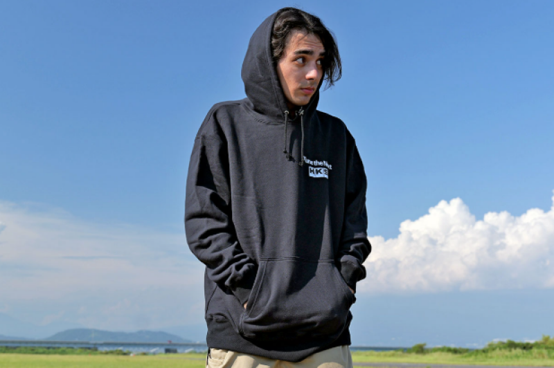 HKS HOODIE SUPER DRAGER BLACK XL