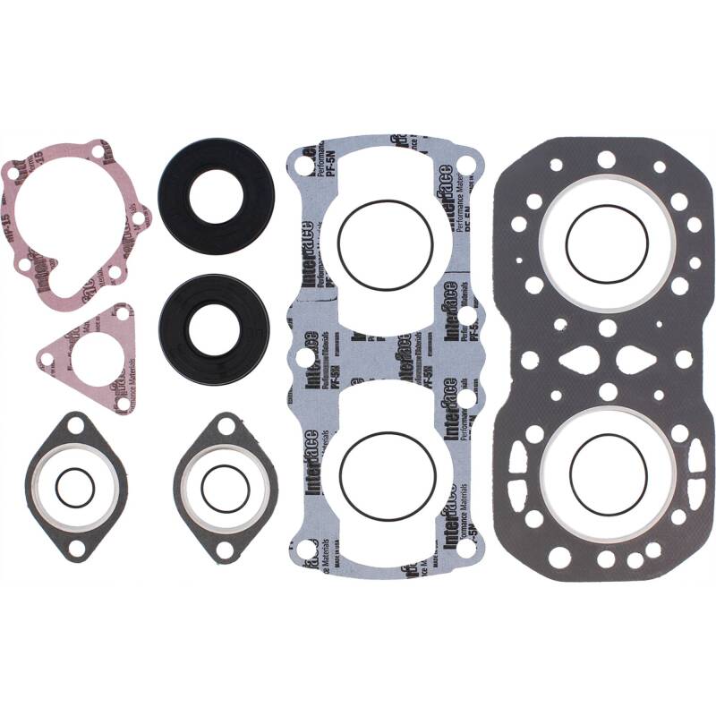 Vertex Pistons Vertex Gaskets 1996 Polaris 500 Carb SKS Complete Gasket Kit w/ Oil Seals