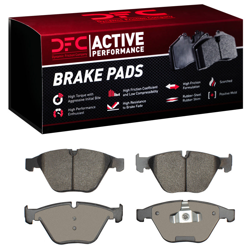 DFC 07-15 BMW 323i Front Active Performance Pads - Low Metallic