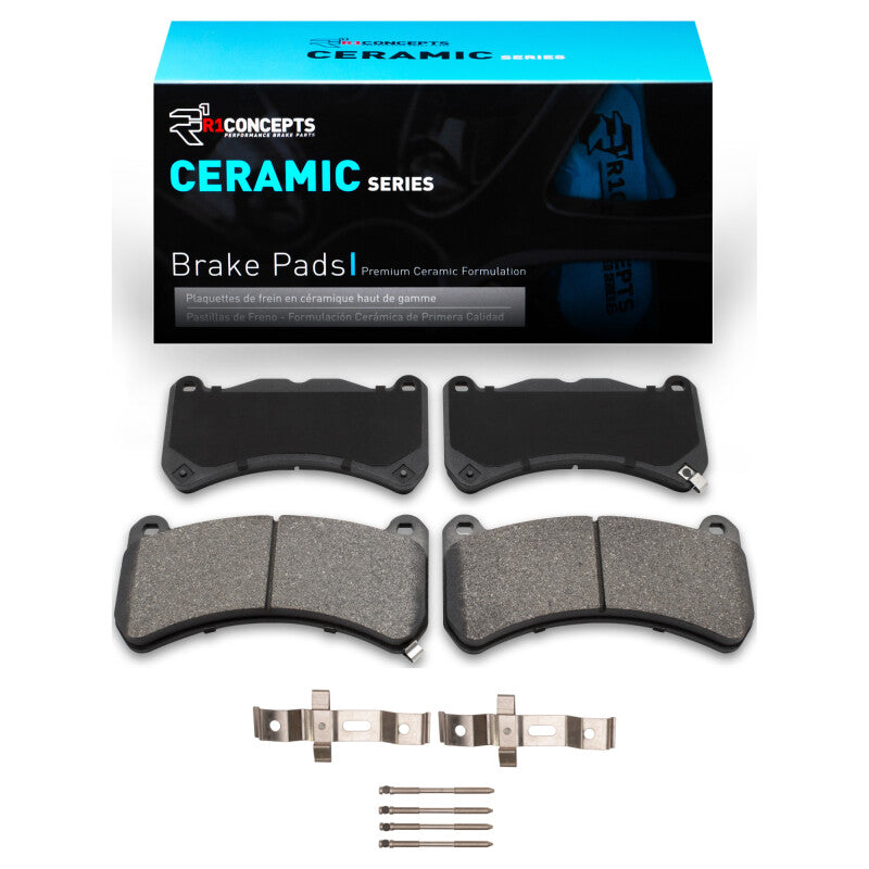 R1 Concepts R1 2008-2025 Lexus IS F Front R1 Ceramic Pads & Hardware Kit
