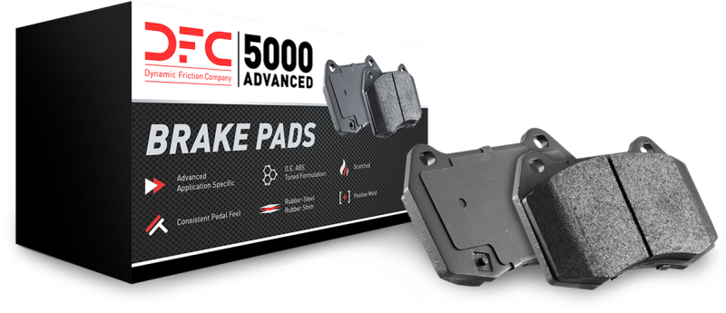 DFC 23-24 Vinfast Vf8 Rear 5000 Advanced Ceramic Brake Pads and Hardware Kit