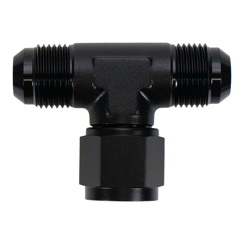 DeatschWerks 10AN Male Flare to Female Flare Swivel Tee on 90