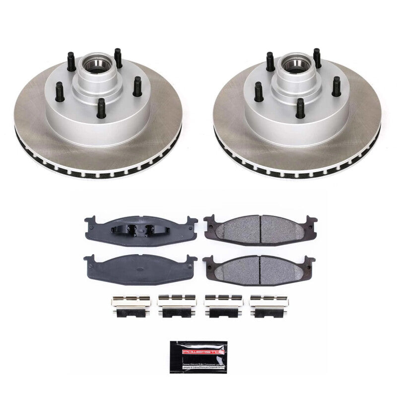 PowerStop Power Stop 94-96 Ford F-150 Front Semi-Coated Rotor Kit