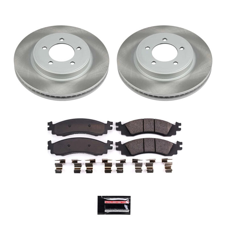 PowerStop Power Stop 06-10 Mercury Mountaineer Front Semi-Coated Rotor Kit