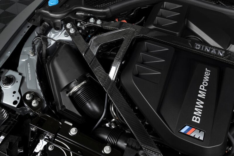 Dinan 21-27 BMW M2/M3/M4 (G80/G82/G83/G87) Gloss Carbon Fiber Strut Tower Brace - Front