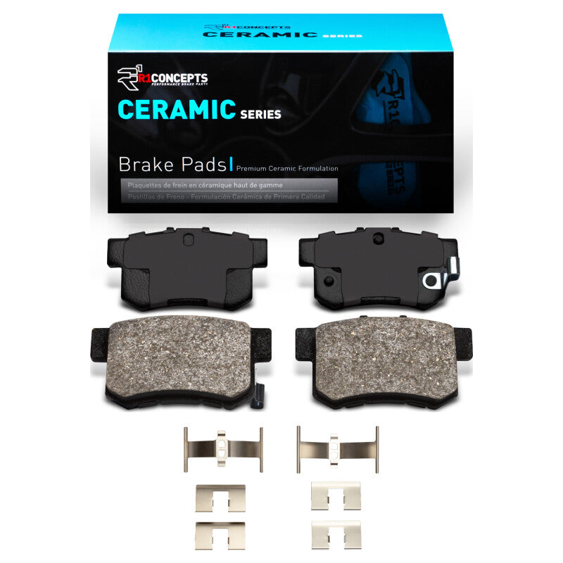 R1 Concepts R1 97-02 Acura CL Rear Ceramic Pads & Hardware Kit