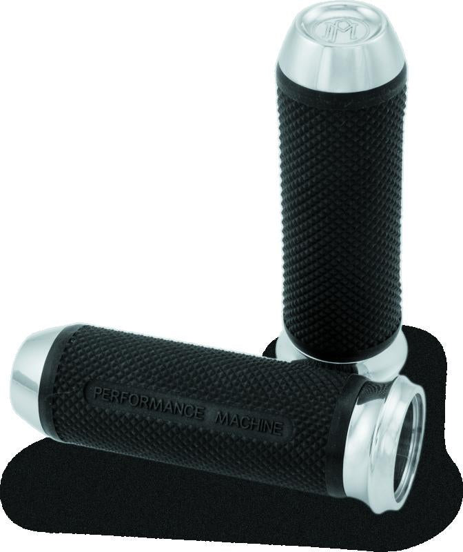 Performance Machine Handle Grip Set - Elite TBW - Chrome
