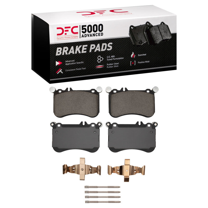 DFC 12-18 Mercedes-Benz E550 Front 5000 Advanced Ceramic Brake Pads and Hardware Kit