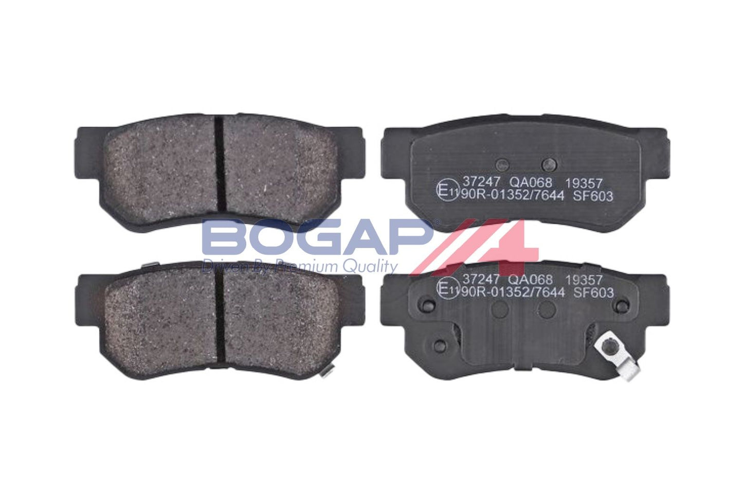 BOGAP Y8210285 Brake Pad Set, Disc Brake