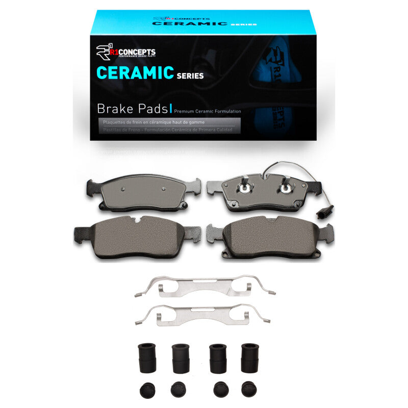 R1 Concepts R1 2017-2023 Maserati LeVante Front R1 Ceramic Pads & Hardware Kit