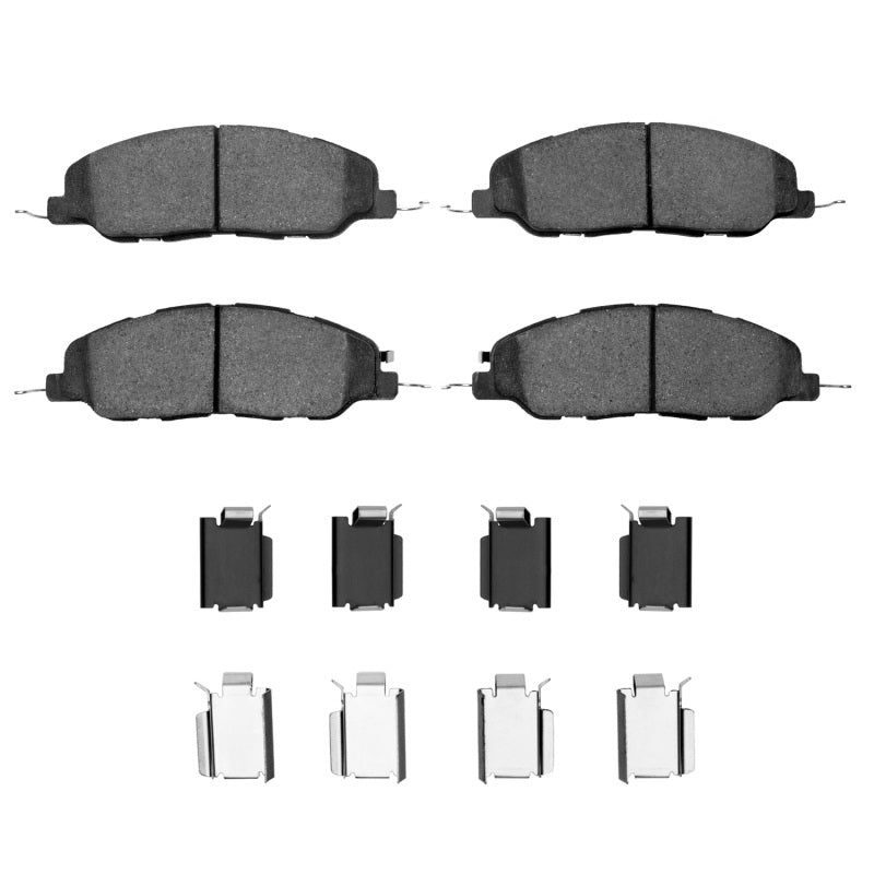 R1 Concepts R1 05-14 Ford Mustang Front Euro Ceramic Brake Pads and Hardware Kit