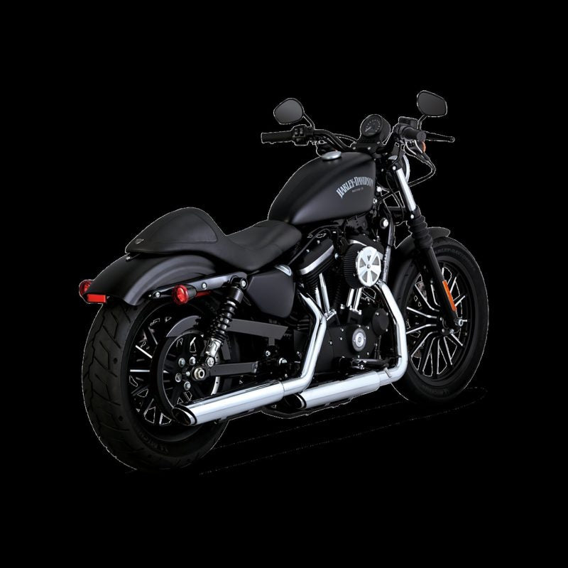 Vance and Hines Vance & Hines HD Sportster 14-22 Twin Slash 3In PCX Slip-On Exhaust