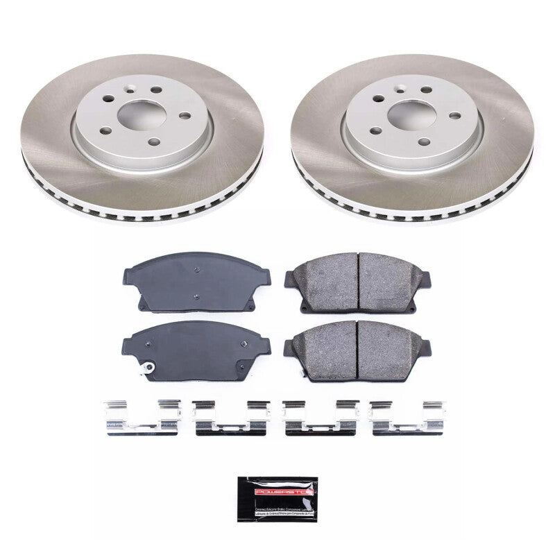 PowerStop Power Stop 13-17 Buick Encore Front Semi-Coated Rotor Kit